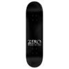 Zero Skateboards Dying to Live 30 Year Black / White Skateboard Deck - 8.5"