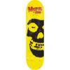 Zero Skateboards Misfits Collection 1 Yellow Skateboard Deck - 8.5" x 32.3" - Complete Skateboard Bundle