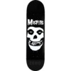 Zero Skateboards Misfits Fiend Skull Black / White Skateboard Deck - 8.3" x 31.9"