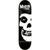 Zero Skateboards Misfits Fiend Skull Black / White Skateboard Deck - 8.75" x 32.9"