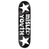 Zero Skateboards Misled Youth 30 Year Black / White Skateboard Deck - 8.25"