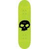 Zero Skateboards Single Skull GITD White Glow / Black Skateboard Deck - 8.25" x 31.9"
