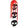 Zero Skateboards 3 Skull With Blood White / Black / Red Skateboard Deck - 7.87" x 31.4"