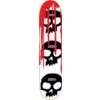 Zero Skateboards 3 Skull With Blood White / Black / Red Skateboard Deck - 8.12" x 31.9"