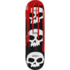 Zero Skateboards 3 Skull With Blood Black / White / Red Skateboard Deck - 8" x 31.6" - Complete Skateboard Bundle