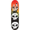Zero Skateboards 3 Skull With Flames Black Skateboard Deck - 8.25" x 31.9"