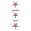 Zero Skateboards Brandon Burleigh American Zero White Skateboard Deck - 8.25" x 31.9"