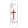 Zero Skateboards Ryan Sheckler Cross White / Red Skateboard Deck - 8.25"
