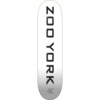Zoo York Skateboards OG 95 Logo Block White / Black / Grey Skateboard Deck - 7.75" x 31.5" - Complete Skateboard Bundle