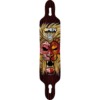 Omen Boards Africa Mask Drop Through Longboard Skateboard Deck - 9.12" x 41.5"