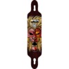 Omen Boards Africa Mask Drop Through Longboard Skateboard Deck - 9.12" x 41.5"