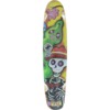 Bruce Walker Skateboards Muerto Mural Tuxedo Longboard Skateboard Deck - 8.75" x 41.75"