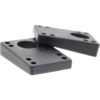 Blank Skateboards Black Wedge Riser Pads - Set of Two (2) - 1/2"