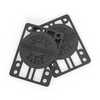 Independent Truck Company Genuine Parts Black Skateboard Hard Risers - Set of Two (2) - 1/8"