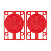 Independent Truck Company Genuine Parts Red Riser Pads - Set of Two (2) - 1/8"