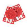 Independent Truck Company Genuine Parts Red Riser Pads - Set of Two (2) - 1/8"