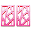 Krooked Skateboards Hot Pink Riser Pads - Set of Two (2) - 1/8"