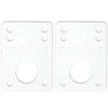 Modus Skate Bearings White Riser Pads - Set of Two (2) - 1/8"