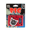 Pig Wheels Piles Red Riser Pads - Set of Two (2) - 1/8"