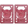 Pig Wheels Piles Red Shock Pads - Set of Two (2) - 1/8"