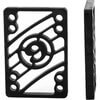 Sector 9 Flat Black Riser Pads - 1/4"