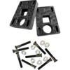 Slappy Truck Company Big Blocks with Hardware Black Skateboard Hard Risers - Set of Two (2) - 1/2"