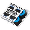 Bones Wheels Hardcore 81A Black / Blue Skateboard Bushings - 2 Pair with Washers - Soft