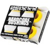 Bones Wheels Hardcore 91A White / Yellow Skateboard Bushings - Includes 4 Pieces - Medium