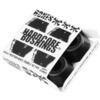 Bones Wheels Hardcore 96A Black Skateboard Bushings - 2 Pair with Washers - Hard