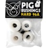 Pig Wheels Hard White Skateboard Bushings 2 Pair - 96a