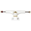 Ace Trucks MFG. AF1 22 Satin White / Gold Skateboard Trucks - 5.0" Hanger 7.75" Axle (Set of 2)