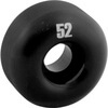 Essentials Skateboard Components White Black Trucks with 52mm Black Wheels, Bearings & Hardware Kit - 5.0" Hanger 7.75" Axle (Set of 2)