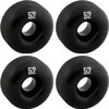 Essentials Skateboard Components White Black Trucks with 52mm Black Wheels, Bearings & Hardware Kit - 5.0" Hanger 7.75" Axle (Set of 2)