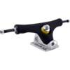 Gullwing Trucks Stalker 40 Degree Rubber Black / Silver Skateboard Reverse Kingpin Trucks - 6.9" Hanger 9.75" Axle (Set of 2)