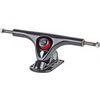 Paris Truck Co. V2 195mm 50 Degree Black / Black Skateboard Reverse Kingpin Trucks - 7.68" Hanger 10.5" Axle (Set of 2)