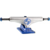 Silver Skate Trucks M-Class Hollow Polished / Blue Skateboard Trucks - 5.25" Hanger 8.0" Axle (Set of 2)