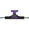 Slappy Truck Company Bam Margera ST1 Classic Hollow Black / Purple Skateboard Trucks - 6.375" Hanger 9.0" Axle (Set of 2)