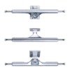 Slappy Truck Company ST1 Classic Hollow Polished Skateboard Trucks - 9.4" Hanger 12" Axle (Set of 2)