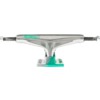 Tensor Trucks Aluminum Stencil Mirror / Green Fade Skateboard Trucks - 5.5" Hanger 8.25" Axle (Set of 2)