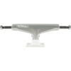 Tensor Trucks Aluminum Stencil Mirror Raw / White Skateboard Trucks - 5.5" Hanger 8.25" Axle (Set of 2)