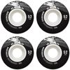 Warehouse Polished Trucks with 52mm Black Street Eagles Wheels & Bearings Combo - 5.0" Hanger 7.75" Axle (Set of 2)