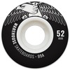 Warehouse Polished Trucks with 52mm Black Street Eagles Wheels & Bearings Combo - 5.0" Hanger 7.75" Axle (Set of 2)