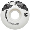 Warehouse Polished Trucks with 52mm White Street Eagles Wheels & Bearings Combo - 5.0" Hanger 7.75" Axle (Set of 2)