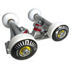 Warehouse Polished Trucks with 53mm Black Street Vents Wheels & Bearings Combo - 5.0" Hanger 7.75" Axle (Set of 2)