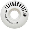 Warehouse Polished Trucks with 53mm White Street Vents Wheels & Bearings Combo - 5.0" Hanger 7.75" Axle (Set of 2)