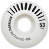 Warehouse Polished Trucks with 53mm White Street Vents Wheels & Bearings Combo - 5.25" Hanger 8.0" Axle (Set of 2)