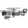 Warehouse Polished Trucks with 53mm Black Street Vents Wheels, Bearings & Hardware Kit - 5.0" Hanger 7.75" Axle (Set of 2)