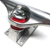 Warehouse Skateboards Standard Polished Skateboard Trucks - 5.0" Hanger 7.75" Axle (Set of 2)