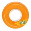 Acid Chemical Wheels Funner Skateraid Orange Skateboard Wheels - 54mm 86a (Set of 4)