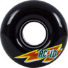 Acid Chemical Wheels Funner Skateraid Black Skateboard Wheels - 56mm 86a (Set of 4)